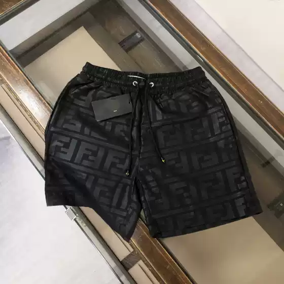Correct Edition Beach Pants Summer Thin Ice Silk Shorts Men's Loose Casual Pants Men's Pants Quick-drying Sports