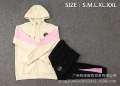Long drawstring hoodie jordan paris apricot