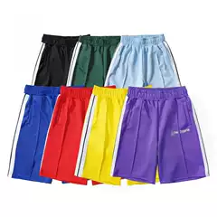 Wholesale European and American fashion brand Palm Angel casual side striped shorts elastic waist men's and women's sports pants