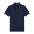Royal blue-white label