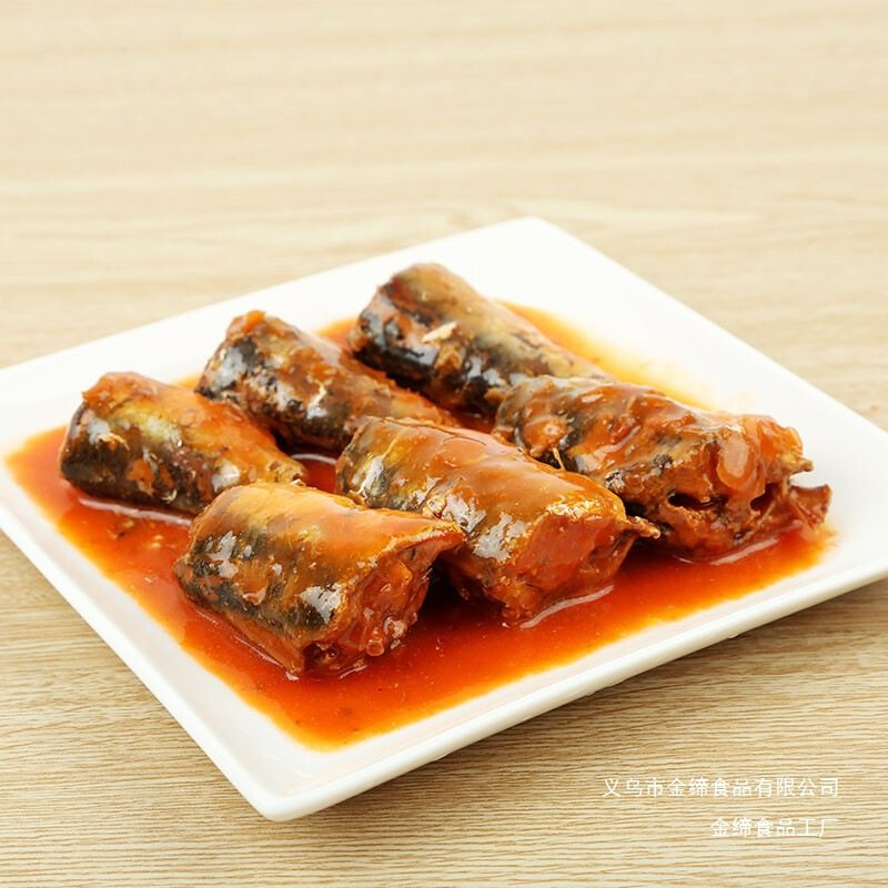 Shanghai Meilin Tomato Sauce Canned Sardines 425g Date Fresh Tomato Fish Seafood Canned Ready-To-Eat Meal