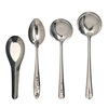 Source Manufacturer Stainless Steel Spoon Rose Spoon Round Spoon Household Flat-Bottomed Spoon Student Cafeteria Restaurant Eating Spoon Soup Spoon