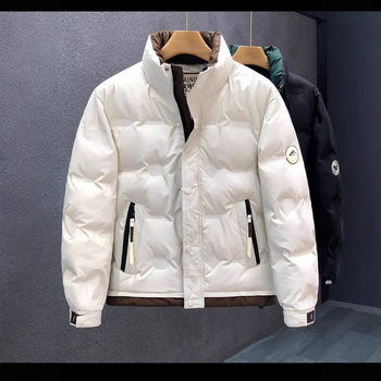 2025 New Winter down Jacket, Popular on Live Broadcasts, Warm and Thickened, Stand-Up Collar, Trendy Brand Outdoor Sports Jacket for Men