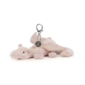 Pink dragon 15cm pendant [complete with three labels + dust bag]