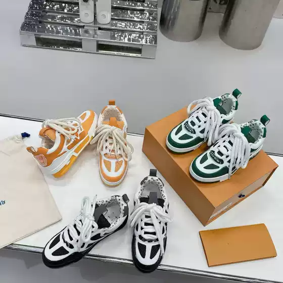 New Style Bread Shoes for Men, Chubby Couple Shoes, Biscuit Shoes, Bun Shoes, Fashionable Sneakers, Casual White Cement Sneakers