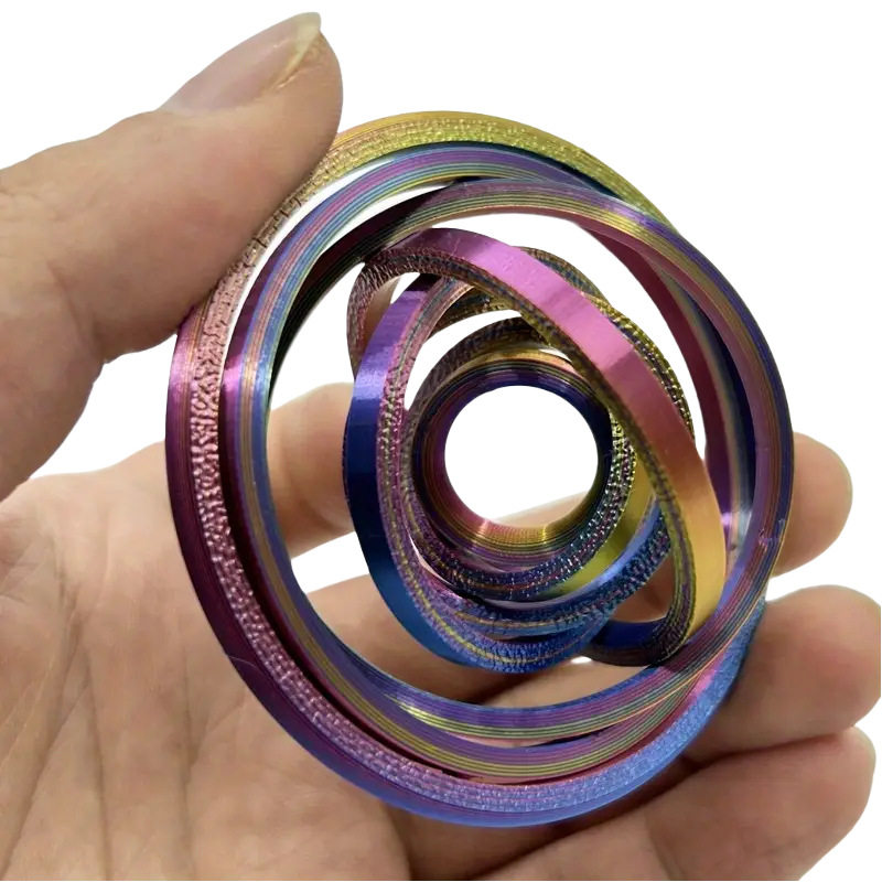 3D Ring Fidget Spinner Fidget Ring Toy for Adults Creative Personalized Portable Toy