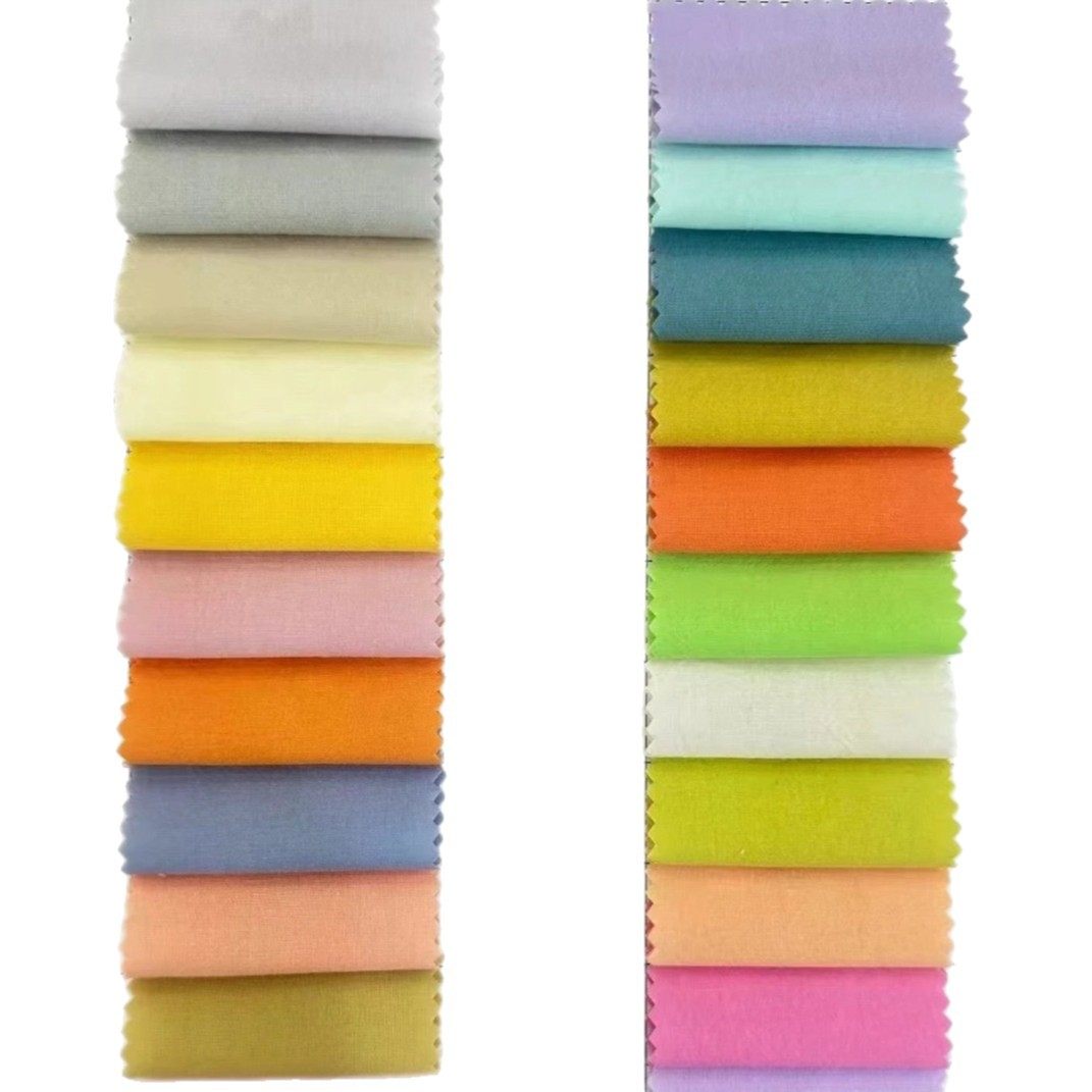 Pure Cotton 60 Count Washed Cotton Plain Thin Cotton Fabric Crepe Wrinkled Cotton Pure Cotton Fabric Casual Shirt Children's Clothing Fabric
