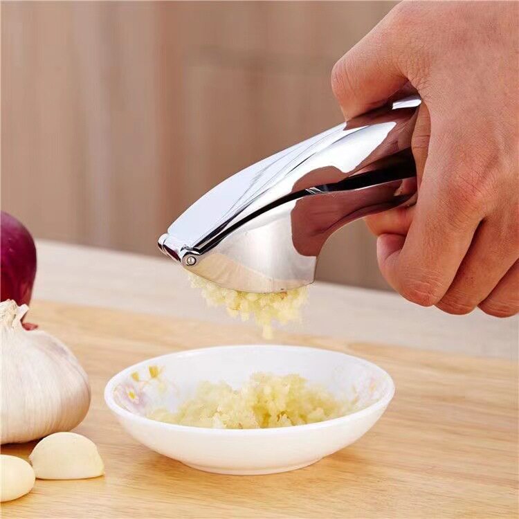 Garlic Press garlic peeler manual garlic press household garlic press kitchen creative zinc alloy garlic grinder