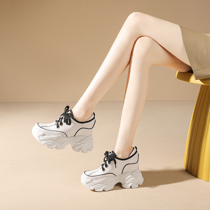 Giày Thể Thao Nữ Cao 10cm Tăng Chiều Cao Hàng Mùa Xuân Thu Đông