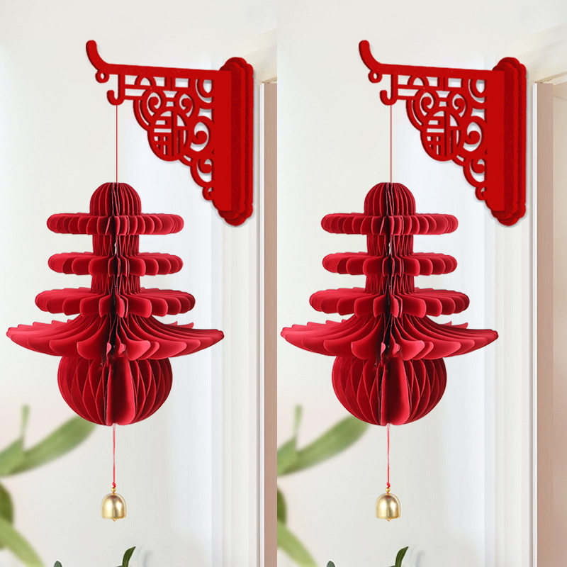 2026新年装饰用品过年壁挂灯笼中式马年客厅场景布置春节装饰挂件