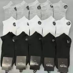 Men's and Women's Black and White Gray Solid Color Boat Socks Wholesale Casual Low-Cut Cotton Socks Invisible Socks