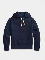 Cross-Border Wholesale Autumn and Winter Polo Men's Rl Laffy Pony Embroidered Hooded Velvet Sweatshirt for Men and Women Couple Hoodies