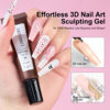 5D Stereo Candy Glue Solid Nail Polish Glue Transparent Gel Shaping Stereo Glue Sunglasses Powder Set Available in Stock