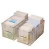 Desktop Multi-Grids Storage Box, Transparent Multi-Functional Cosmetics Storage Box, Detachable Water Emulsion Essence Mask Storage Box