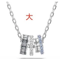 Platinum new three-ring necklace large