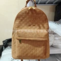 Double layer pocket khaki gold label