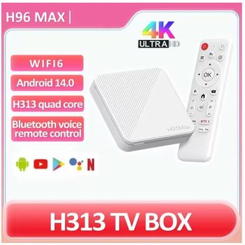 Cross-Border Popular Network Set-Top Box H96Max Quanzhi H313 Dual-Band Wifi5G Bluetooth 4K Hd Tvbox