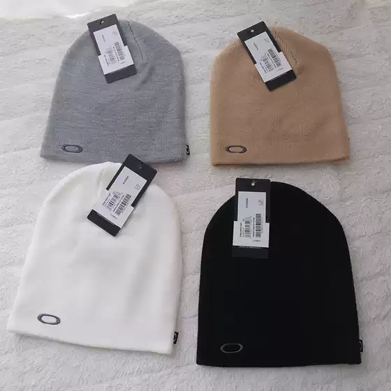 O@Kley Minimalist Logo Small Circle Embroidery Logo Ski Hat Knitted Hat Cold Hat Wool Hat Men and Women Trendy
