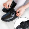 Boys' and Girls' Leather Shoes for Students, Children's Performance Shoes, Soft-Soled Black British Style School Performance Single Shoes for Older Children