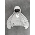 Light gray hooded 3d print