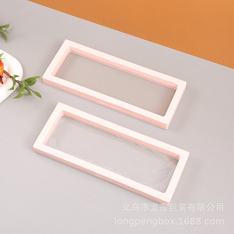 Promotional Transparent Pe Suspension Box Small Commodity Gift Box Jewelry Ring Box Storage Packaging Box Bracelet Necklace