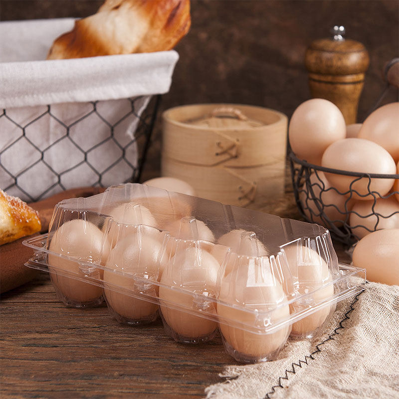 Manufacturer's Ready-Made Egg Tray Plastic Egg Packaging Box 8 Pieces Multi-Specification Transparent Blister Egg Tray Earth Egg Pet Box