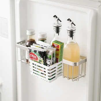 Hanging Kitchen Retractable Sink Drain Small Hanging Basket Refrigerator Wall Hanging Basket Home Dormitory Small Items Storage Basket