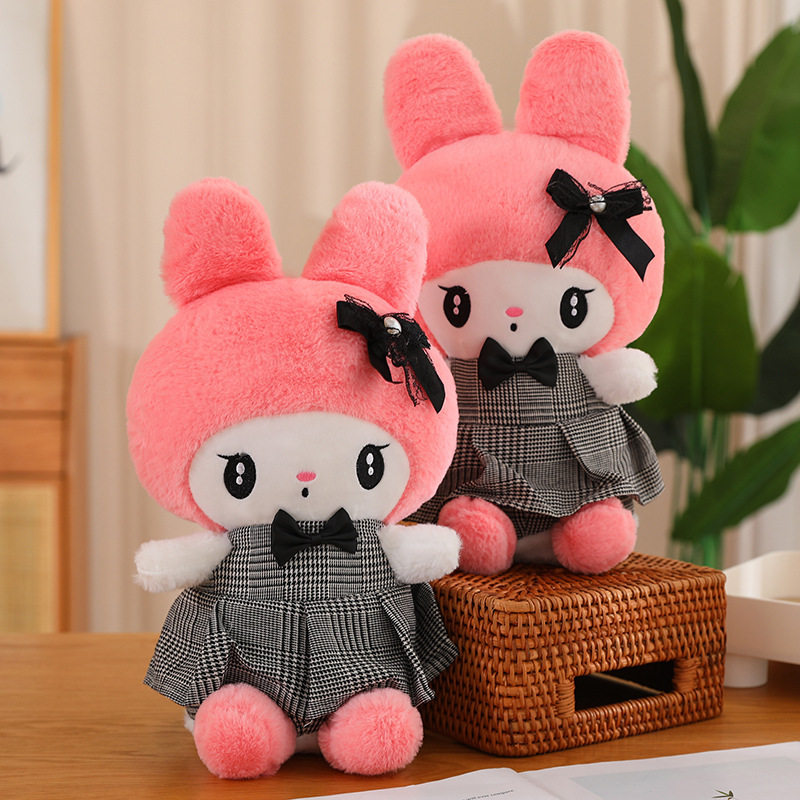 40厘米12寸大号毛绒玩具地推礼品娃娃婚礼互动公仔玩具活动定logo