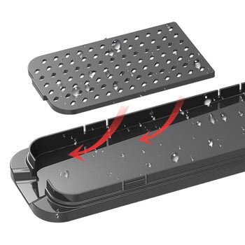 Daily necessities chopsticks rack draining rack shinoya knife holder tableware tube stainless steel storage kitchen rack A