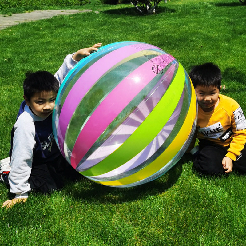 INTEX inflatable beach ball Bestway oversized ocean ball children water inflatable toy lawn hand racket ball