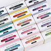 15 Types of Handbook Basic Boxed Washi Tape Ins Salt Rainbow Retro Color Grids Tape DIY Handwritten Tape
