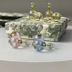 Dijia D Family Letter Cd Front and Rear Pearl Earrings Women's High Version Earrings Jelly Small Fragrant Style Earrings Wholesale Accessible Luxury