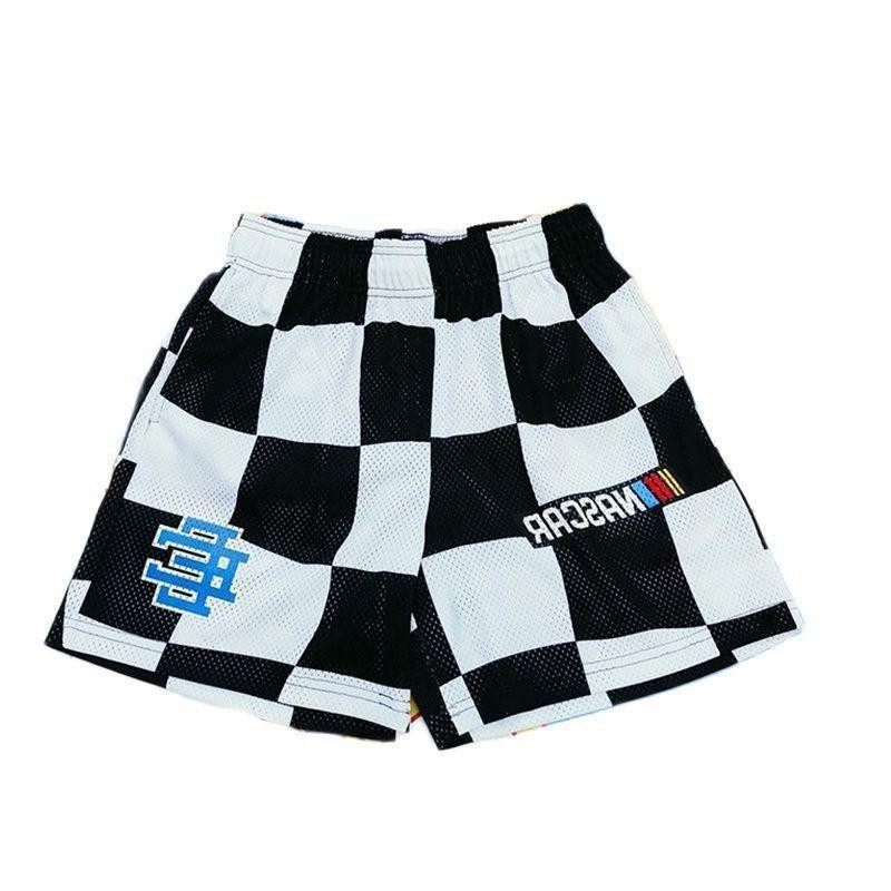 Beach shorts summer men's mesh casual shorts, classic sports, basketball, quick dry beach shorts