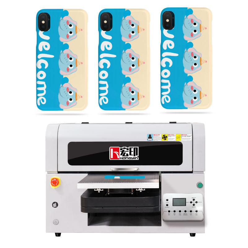 Hongyin Hy-A3L High-Precision A3Uv Flatbed Printer Mobile Phone Case Logo Sign Personalized Manicure