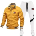 Gold + white pants