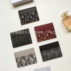 European and American Export Document Bag Credit Card Bag Ultra-Thin Multi-Card Slot Letter Card Holder 2025 New Genuine Leather Small Wallet