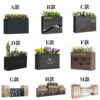 Outdoor Wrought Iron Flower Box Fence Outdoor Display Commercial Street Stainless Steel Flower Trough Rectangular Sales Department Square Flower Bed
