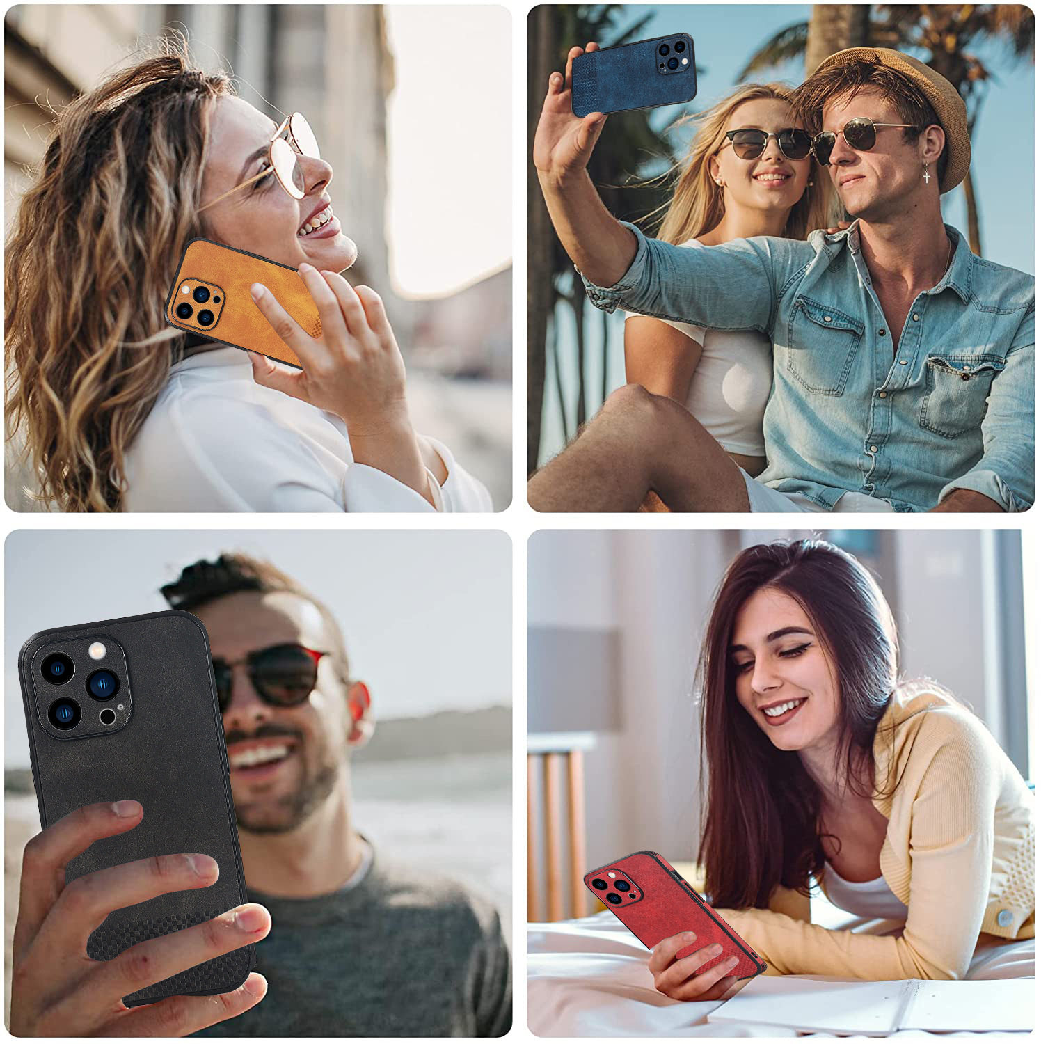 Suitable for Iphone17 Mobile Phone Case 16Pro Matte Retro Four-Sided Anti-Fall Protective Case 15Plus Pure Color Case