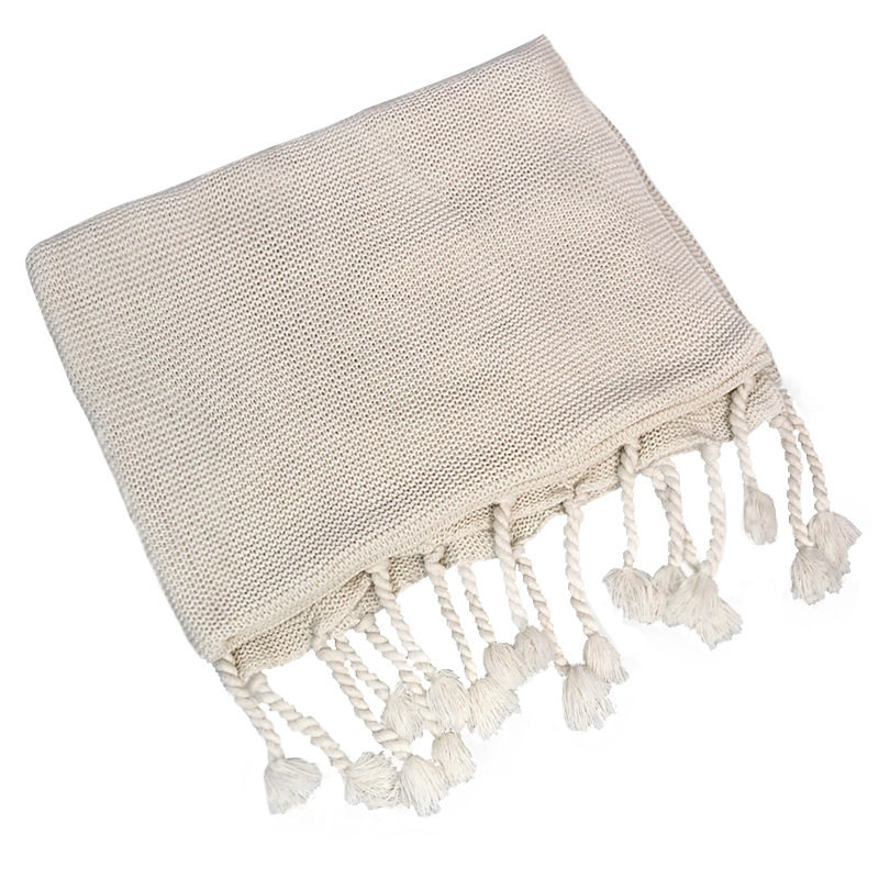 Scandinavian Ins Thick Wool Woven Blanket Sofa Blanket B&B Bedside Blanket Office Nap Blanket Knitted Throw Blanket