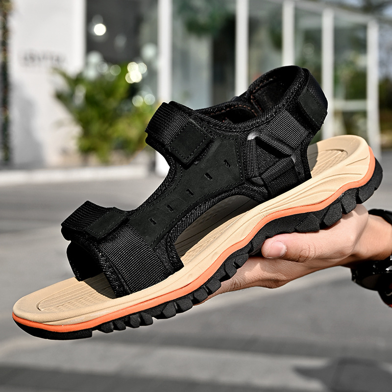 Chỉ Size 39 Sale Sốc: Giày Dép Sandal Nam Tunenz Big Size Ngoại Cỡ Hàng Mùa Hè Đế Cao Giày Dép Nam Chất Liệu Da Bò G01 Sản Phẩm Mới, (Miễn Phí Vận Chuyển Toàn Quốc).