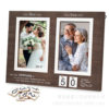 Cross-Border Spot Wooden Anniversary Photo Frame Wooden Photo Frame Desktop Ornaments Home Wooden Wedding Commemorative Photo Frame