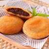 Traditional Fried Cake with Red Bean Filling Semi-Finished Glutinous Rice Cake Fried Chinese Pastry Red Bean Commercial Sticky Spatula