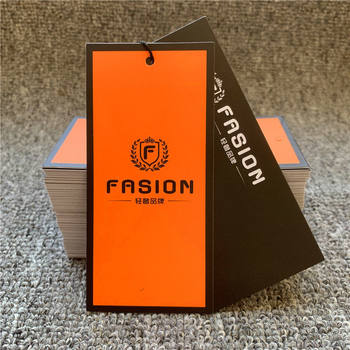 Tag card custom men's and women's clothing store in stock clothes tag custom clothes vendor tag custom tag