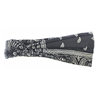 European and American new cashew nut women's sports headband yoga hair band sweat-absorbent band wide-brimmed printed headscarf headdress