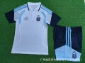 26-27 argentina white half pull suit