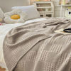 Cotton Jacquard Thread Blanket Office Nap Blanket Summer Skin-Friendly Air-Conditioning Blanket Multi-Purpose Cotton Blanket