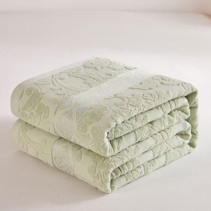 Pure Cotton Old-Fashioned Nostalgic Shanghai Old-Fashioned Towel Quilt Pure Cotton 100S 1970S Towel Blanket Summer Nap Blanket