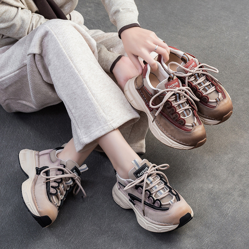 Giày Cao Gót Nữ Thoáng Khí Hàng Mùa Xuân Thu Đông