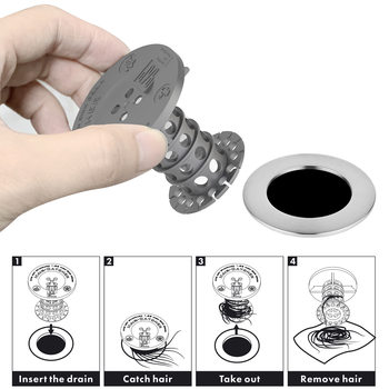 Amazon wash basin washbasin bathtub leakage plug universal filter net hair-proof sink bathroom floor drain cover mat