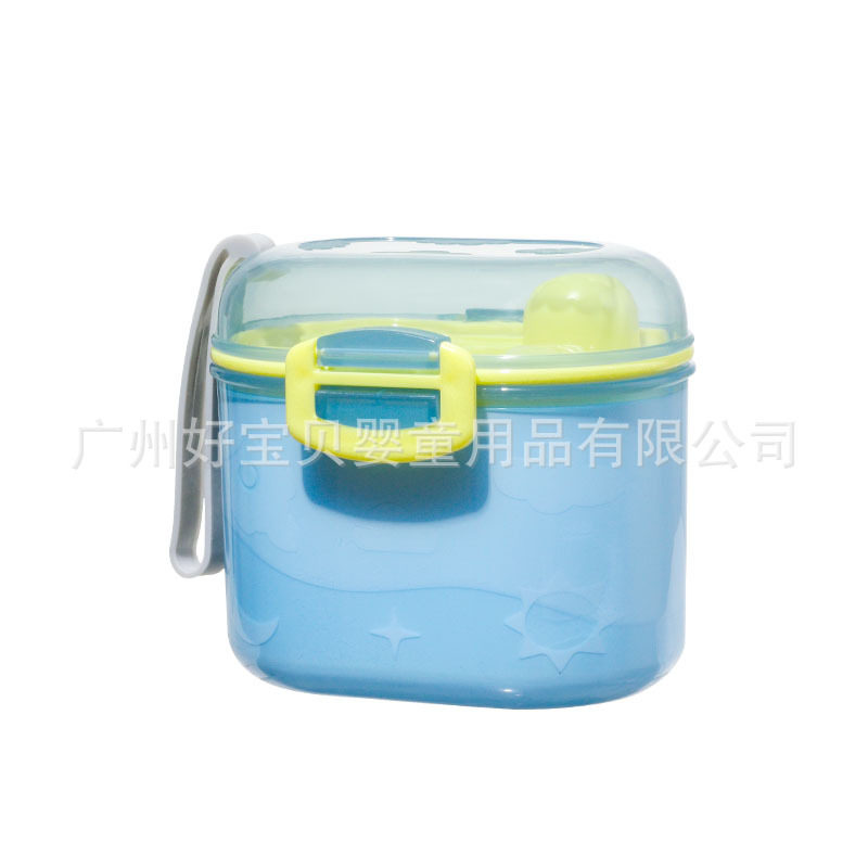 Double layer milk powder box baby milk powder box out large capacity milk powder storage box baby portable milk powder rack direct supply